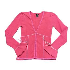 Y2K Balletcore Ribbon Cardigan